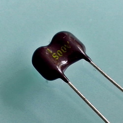 1pF 500V silvered mica capacitor, each -SOLD